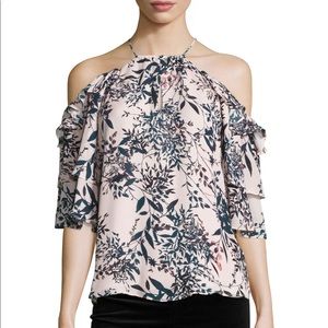🆕 Parker cold shoulder top blush pink floral